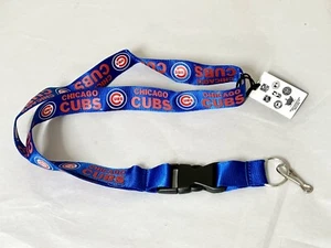 Chicago Cubs Lanyard Blue Key Badge Holder - Picture 1 of 1