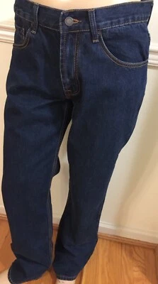 John B. Stetson Co. No. 1312 Men Blue Denim Jean 33x34 Modern Straight Leg - Image 1 of 4