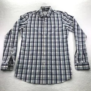 Mizzen Main Shirt Mens Large Tall LT Trim Fit Plaid Leeward Performance Stretch - Picture 1 of 6