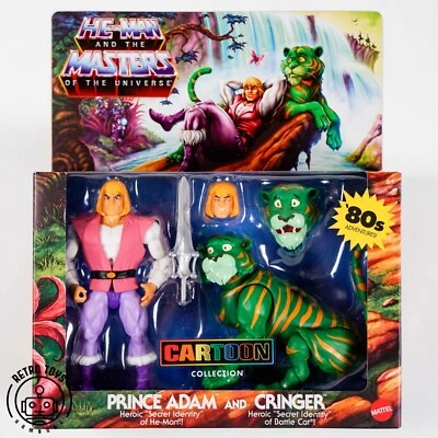 PRINCE ADAM CRINGER Masters Of The Universe Origins US VERSION He-Man CARTOON