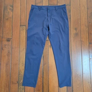 Pantalones chinos elásticos de golf RHONE para hombre 36x32 azules de cercanías frente plano - Imagen 1 de 12