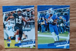 2020 Panini Prestige Rookie Gabriel Davis + Robert Foster Buffalo Bills NM-MINT