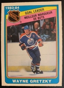 #381 Wayne Gretzky 1984-85 O-Pee-Chee League líder en goles - Edmonton Oilers - Imagen 1 de 2