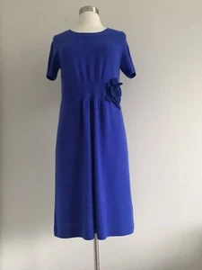 J.CREW COLLECTION 100% CASHMERE SHORT SLEEVE PULLOVER DRESS SIZE M - Picture 1 of 9