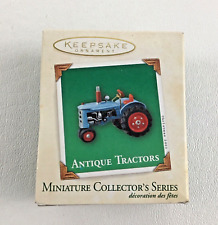 Hallmark Keepsake Christmas Ornament Antique Tractor #7 Miniature Series 2003