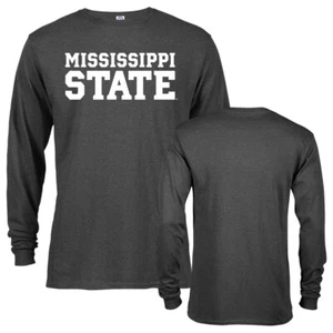 Mississippi State University Bulldogs Classic Arch School Name Long Sleeve Tee - Picture 1 of 13