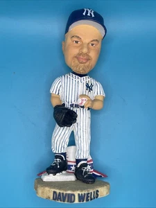 NY Yankees David Wells Bobblehead Vintage Forever da collezione - Foto 1 di 11