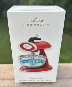 Hallmark Keepsake 2010 árbol de Navidad adorno mezclador feliz cocina roja Nellco - Imagen 1 de 7