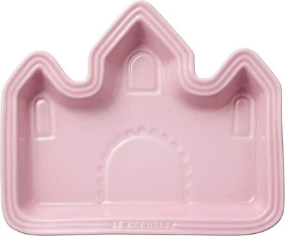 Le Creuset Children's Baby Lunch Plate (Castle) Milky Pink Stoneware  Japan  New - Image 1 of 4
