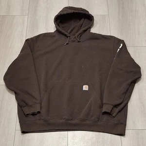 Carhartt Herren Hoodie Braun Midweight Signature Sleeve XXL - Bild 1 von 5