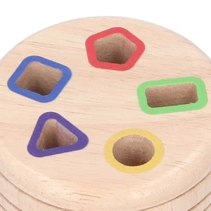 Wooden Learning Color Shape Sorting Toy Fine Motor Skills Puzzle Toy Zz1 - Picture 1 of 12