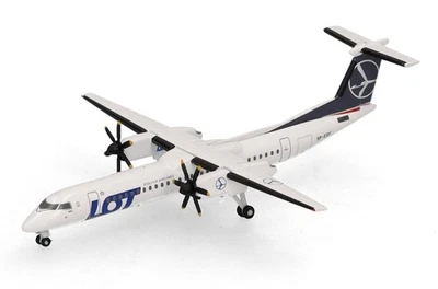 HERPA, BOMBARDIER Q400 LOT Polish Airlines, 1/500,  HER538077 - Immagine 1 di 4