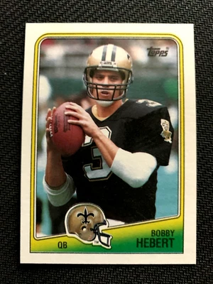 1988 BOBBY HEBERT TOPPS FOOTBALL #55 - Image 1 of 2