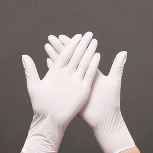 Guantes de examen de nitrilo texturizados 4 mil - uso de pantalla táctil, aptos para teléfono 100 un./1 caja - Imagen 1 de 23
