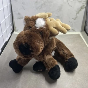 Ganz Webkinz Reindeer Moose Plush Stuffed Animal Brown Soft Toy  HM137 No Code - Picture 1 of 4