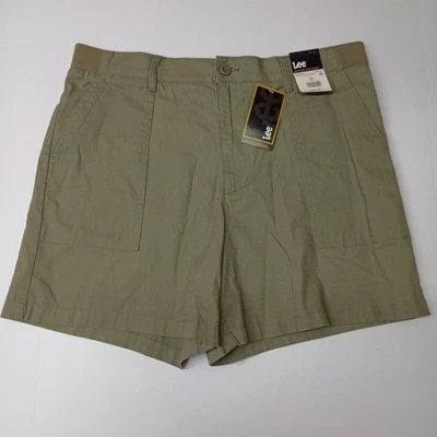 Pantalones Cortos Lee Comfort Cintura Verde Mercantil Para Mujer Talla 18 6" Entrepierna Foto 1 de 4