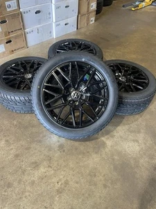 Brand new set of 18” alloy wheels and tyres Fits Vw Transporter T5 T6 5x120 - Picture 1 of 3