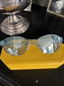 Swarovski SK7010 Sonnenbrille 59 mm Kristall verspiegelt oval Statement - Bild 1 von 8