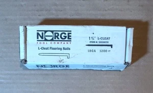 Norge Tool Company L-Cleat Flooring Nails 1200ct 18 Gauge 1 3/4" - 10038075 - Picture 1 of 2