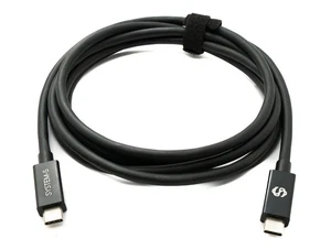 SYSTEM-S USB Thunderbolt 4 200 cm Kabel Typ C Stecker zu Stecker 40 Gbit/s 240 - Picture 1 of 4