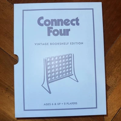 Connect Four Vintage Bookshelf Edition by WS Game Company Deluxe Board Game - Image 1 of 4