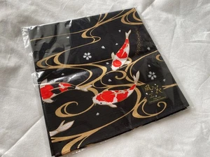 Koi Carp & Sakura Furoshiki 50x50cm Cotton Wrapping Cloth – Made in Japan - Picture 1 of 13