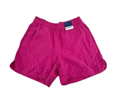 НОВЫЕ женские шорты Old Navy среднего размера с высокой талией 5 дюймов по внутреннему шву поляризованные розовые 45–30 - Изображение 1 из 4