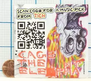 CALCOMANÍA DE PROMOCIÓN DE CUMPLEAÑOS GRACIAS A CAGE THE ELEPHANT TOTALMENTE NUEVA ¡¡RARA!!¡! - Imagen 1 de 1