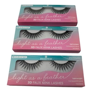 essence Künstliche Wimpern Light As A Feather 3D Faux Mink 02 All  about  Light - Bild 1 von 2