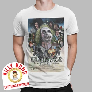 Beetlejuice T-Shirt 80s Comedy Retro Movie Tee Classic Vintage Gift Horror Gift - Picture 1 of 8