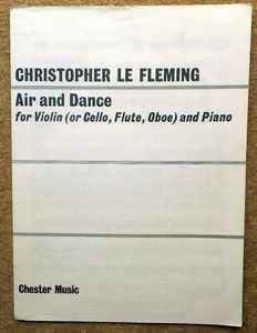 Air and Dance - Christoper Le Fleming: for Violin (or Cello,Flute,Oboe) & Piano - Picture 1 of 4
