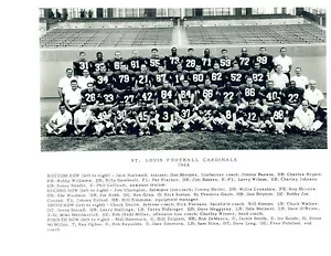 1966 ST. LOUIS CARDINALS 8X10 TEAM PHOTO NFL FOOTBALL MISSOURI USA - Picture 1 of 1