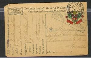 ITALIAN OFFICES IN ALBANIA 15.5.17 MILITARY CENSORED POSTAL CARD TO ITALY