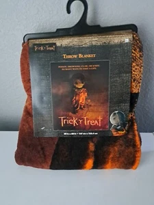 Spirit Halloween Trick R Treat 50x60 Blanket New With Tags - Picture 1 of 2