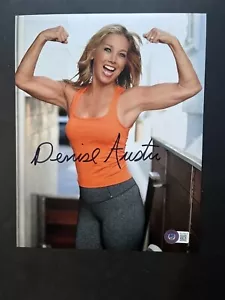 Denise Austin Hot! autographed signed fitness model 8x10 photo Beckett BAS coa - Picture 1 of 1