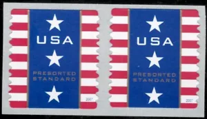 USA. 4157. (10c) Patriotische Bannerspule 2er Paar. Neuwertig mit 2007 - Bild 1 von 1