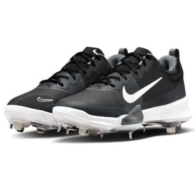 Nike Force Zoom Trout 9 Pro Metal Baseball Cleats FB2907-001 Black/White Sz 7.5 - Image 1 of 4