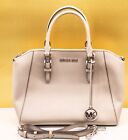 Michael Kors Designer - Leather Taupe Purse Which Includes Crossbody Strap.