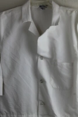 Medline Lab Coat Full Length White Long Sleeve Size Small - Image 1 of 4