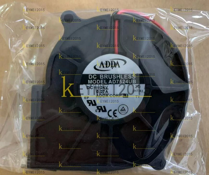 1PCS New ADDA AD7524UB DC 24V 75*30MM radiator blower fan - Image 1 of 1