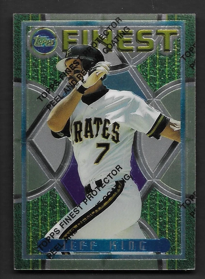 1995 Finest #133 Jeff King Pittsburgh Pirates  - Image 1 of 1