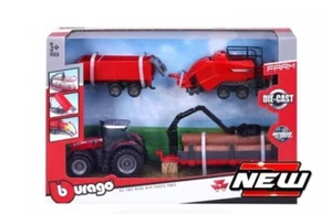 Bburago BB1831668M Massey Fergusson 8740S Tractor Playset Agriculture 1:50 Scale - Picture 1 of 1