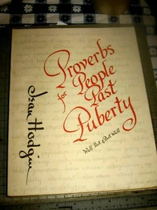Proverbs for People Past Poverty Jeau Hodgin Bits of Preventive Pertinent Wisdom - Imagen 1 de 11