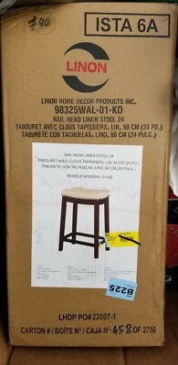 Taburete de bar de mostrador de cocina de 24" de alto cabeza de clavo madera de pino cafetería interior Foto 1 de 2