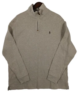 New Polo Ralph Lauren Men’s 1/4 Zip Sweater Pullover Long Sleeve Size XL - Picture 1 of 18
