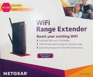 NETGEAR AC1200 Wireless WiFi Range Extender EX6200 *• Dual Band 1200Mbps USB •* - Zdjęcie 1 z 5