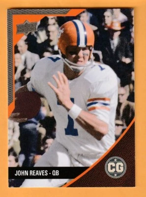 John Reaves Florida Gators 2014 Upper Deck Pewter #11 Cincinnati Bengals 12G - Image 1 of 2