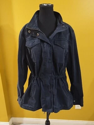 Chaqueta ligera de algodón negra XL Style & Co Foto 1 de 4