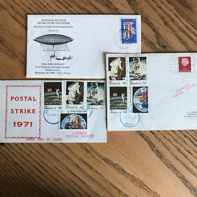 BHUTAN  NASA SPACE MOON LANDING  3-D Stamp Collection Most MINT NH Sheets FDC - Image 1 of 4