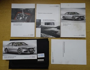 GENUINE AUDI A6 S6 2011-2014 OWNERS MANUAL HANDBOOK AUDIO MANUAL PACK E-561 - Picture 1 of 6